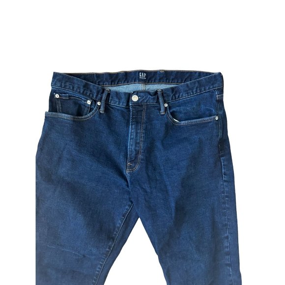 GAP Medium Wash Slim Jeans Size 36 x 30 - Picture 3 of 9